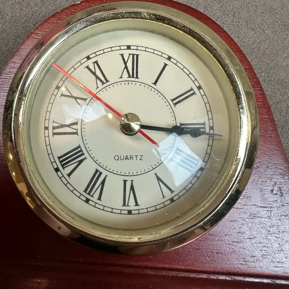 International Silver Co 1995 Vintage Mantel Clock Home Decor Mantle